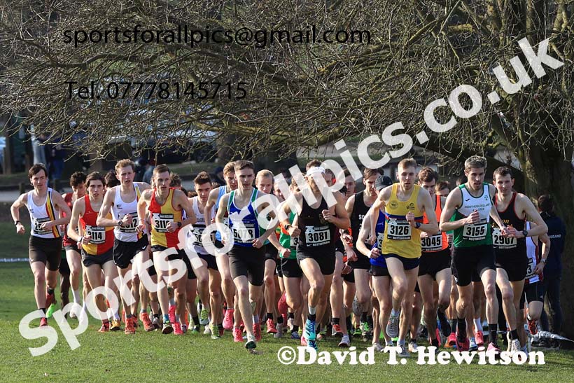 Senior Men, 2024 CAU Inter Counties Cross Country Champs., Wollaton Park, Nottingham. Photo: David T. Hewitson/Sports for All Pics